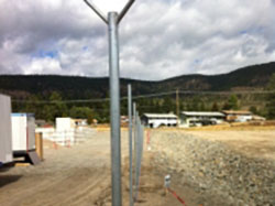 BC Hydro Merritt Substation Industrial Chain Link Fencing